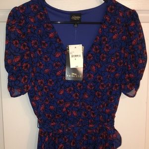 Rare! Disney Snow White faux wrap maxi dress, NWT